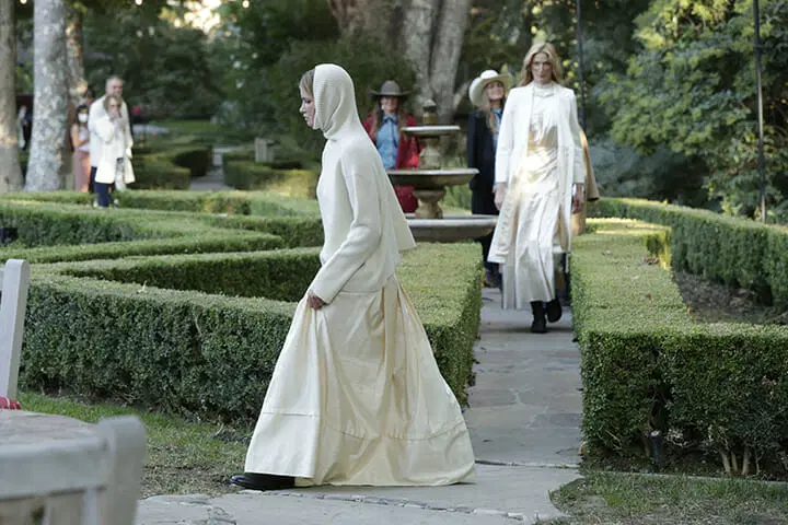 models walking wearing Designer Heidi Merrick's RNCH Collection